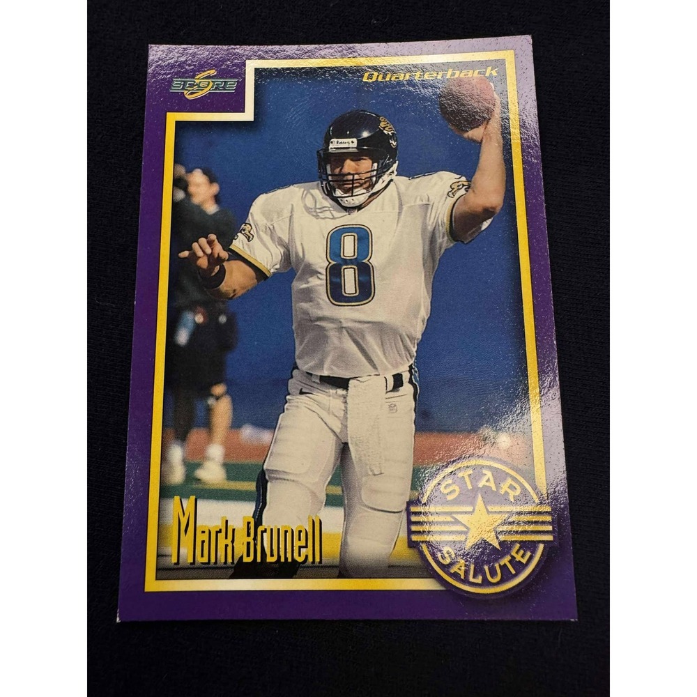 1995 Score Football Card Mark Brunell Jacksonville‎ Jaguars QB #182
